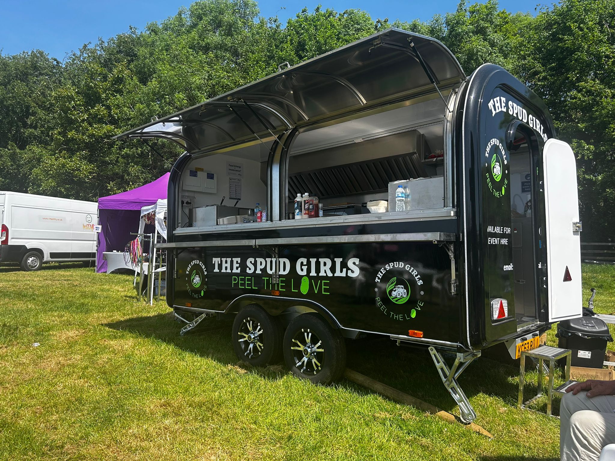 The Spud Girls trailer at festival
